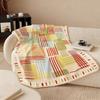 Nap Blanket for Air-Conditioned Rooms, Lightweight Flannel Throw Blanket, Double-Sided Soft Anti-Static Cozy Shawl for Home Office Travel Dorm