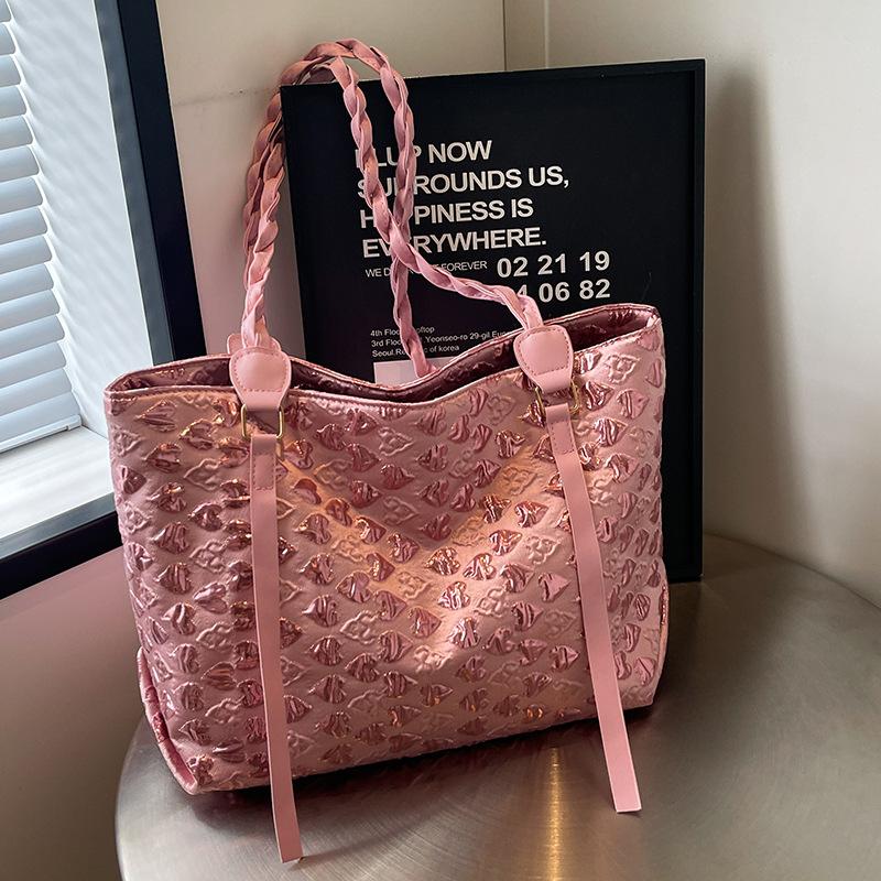 Large Capacity Casual Tote Bag for Women New Casual Love Bag for Women Fashion One-shoulder Handbag for Women