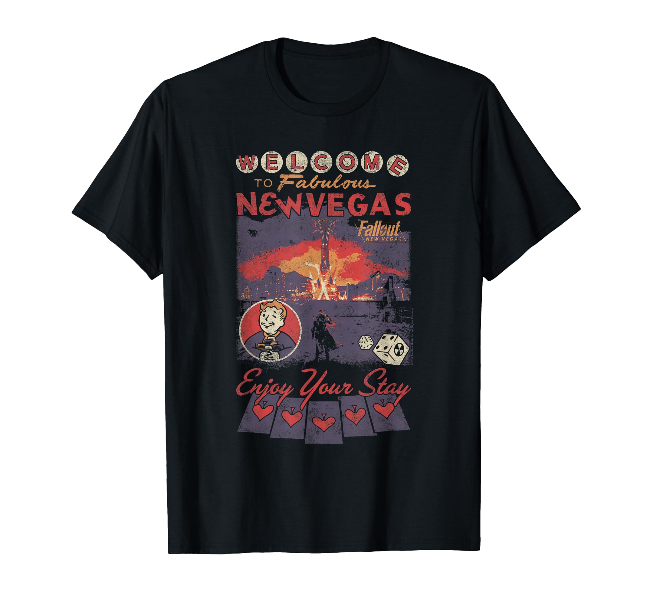 

Fallout Welcome to Fabulous New Vegas Vintage Video Game T-Shirt