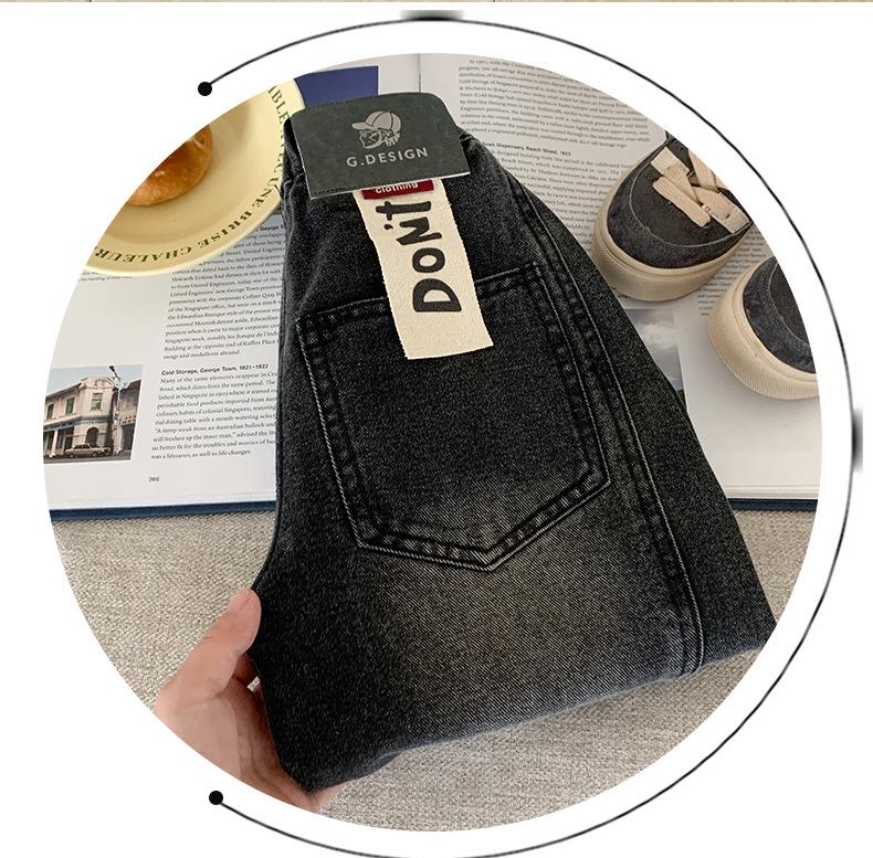 Boys' Autumn 2025 Loose Straight-Leg Jeans