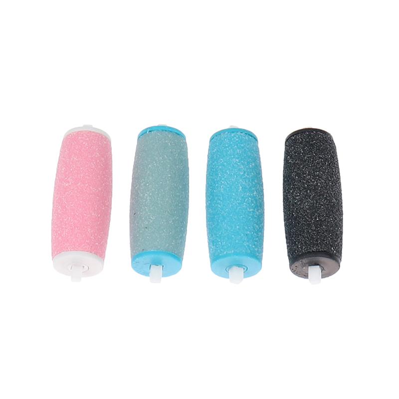 4Pcs/Lot Replacement Roller Heads For Velvet Smooth Electric Foot File Pedicure