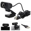 1080P Web Camera Full HD USB Webcam with Noise Cancelling Microphone MultiFunction Base