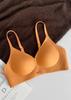 Bra seamless thin jelly gathering underwear women's no steel ring close breast upper support anti-sagging bra upgrade deep V