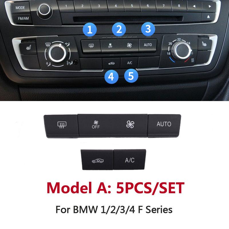 Dashboard Air Conditioning Ventilation Adjust CD Player Control AC Button Repair Kit For BMW F20 F21 F22 F30 F35 F34 F36