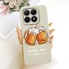 Casing For Xiaomi 15T 5G Cover Silicone Luxury Fashion Flowers Kawaii Cute Painted Shockproof Phone Case 25069PTEBG