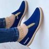 2025 Plus Size Women's Casual Platform Shoes with Side Zipper - Lightweight European & American Style