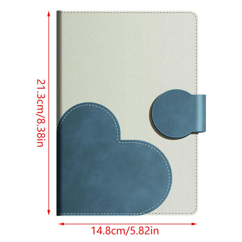 A Ly Arrived A5-Sized 100-Page Color Pu Office Notebook For School Offices With A Magnetic-Enclosed Leather Cover