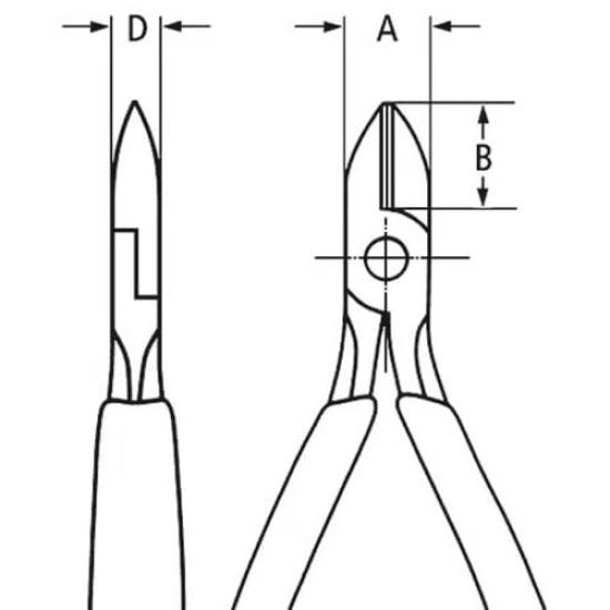 125mm Precision Nippers 125mm 7681-125