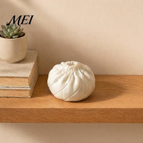 Sensory Play Items Steamed Bun Decompression Toy, Fidget Toy for Stress Relief, Cute Desktop Reliever Food Shape Squeeze Realistic Novelty Desk