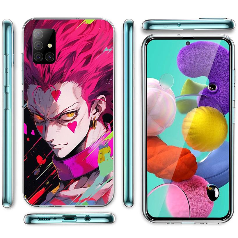 Hot Anime Hunter X Cover Phone Case For Samsung Galaxy A12 A22 A32 A52 A72 A02S Phone Case Note 20 Ultra 10 S10 Plus A51 A71 A50