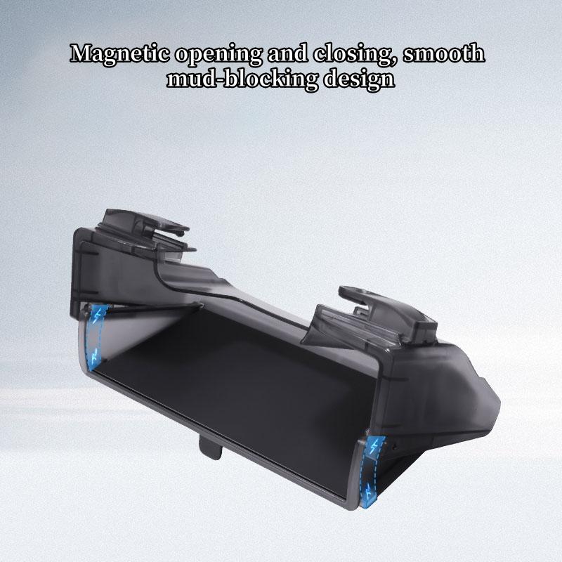 For Tesla Model Y Juniper 2026 ABS Central Control Screen Under Storage Box Behind Screen Hidden Organizer Tray Car Accessories