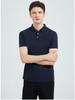 Men's Mulberry Silk Short-sleeve Lapel T-shirt Summer Tencel Drape Wrinkle-free Minimalist Lightweight Breathable Summer Casual Business T-shirt