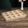 1Pcs Wooden Stackable Exquisite Jewelry Display Holder Portable Ring Earrings Necklace Organizer