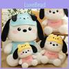 Plush Pochacco Dog Doll With Pink Eye Mask Large Gift For Kids And Collectors
