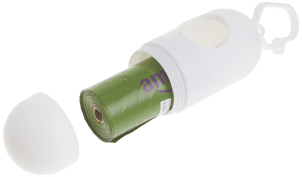 Amazon Basics Pet Poop Disposal Bags with Removal Container and Lanyard Clip, 810 Bags, 23 x 33 cm, Lavender Scent