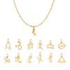 Wholesale 6pcs/lot 12 Constellation Zodiac Charm Pendant Stainless Steel High Quality DIY Jewelry Making Accessories