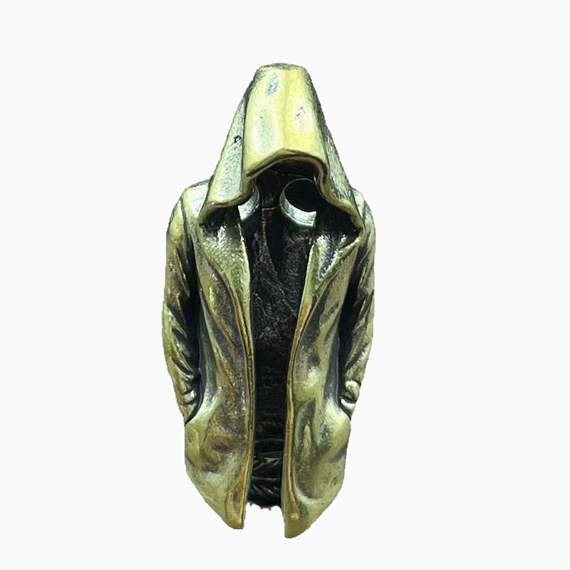 Cloak Knife Drop Brass Knife Beads EDC DIY Paracord Fidget Toy Paracord Rope Decompression Toy Edc