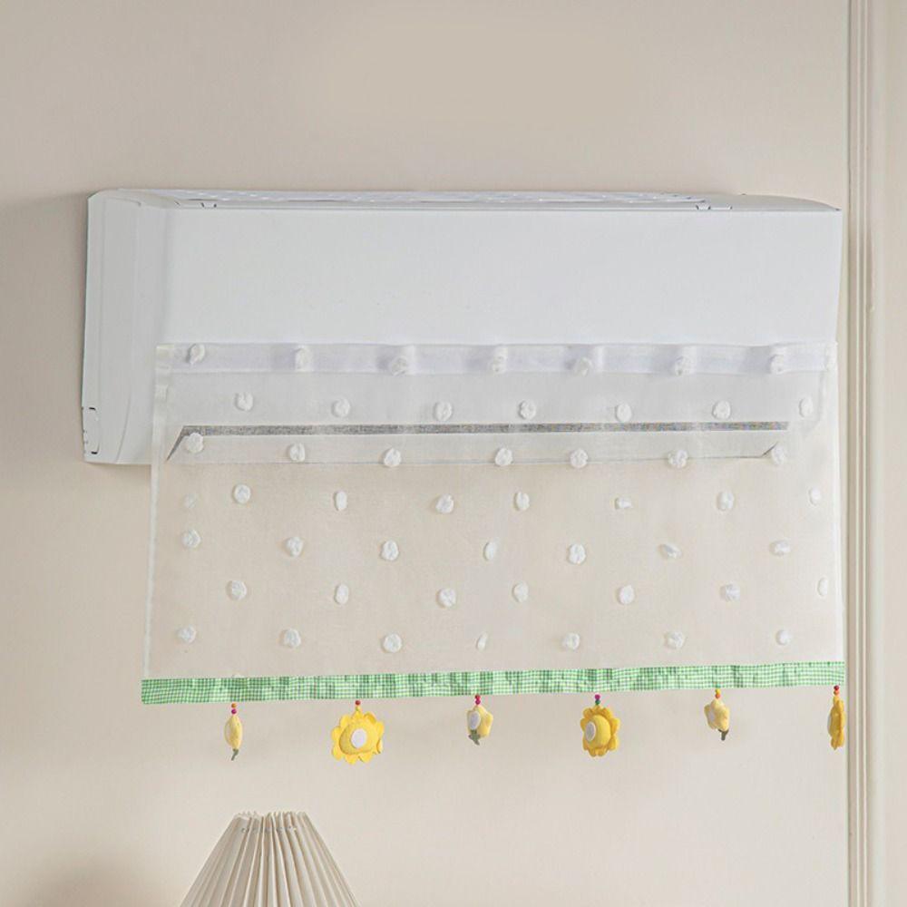Dustproof Air Conditioner Windshield Curtain Windproof Air Guide Cover Bedroom