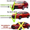 Front Windshield Wrap Corner Trim Wiper Cowl Seal Cover Deflector Moulding Cap For Mazda 6 GJ 2013 2014 2015 2016 2017 2018