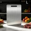 304 Stainless Steel Cutting Board Household Kitchen Food Double-Sided Cutting Board for Cutting Fruit Vegetable Chopping Board