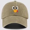 Pc Retro Chicken Print Baseball Cap with Chicken  Leopard Glasses  Lightweight Suitable for Events Chinese New Year Casual