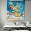 Felix Zirkus (2) Wandteppich Ästhetisches Wandbehang Gedruckter Stoffdecke Dekorative Wandteppiche für Schlafzimmer Wohnzimmer Heimdekoration