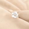 Round Natural Rainbow Moonstone 925 Silver Daughter Gift Statement Ring Jewelry RR-51-28