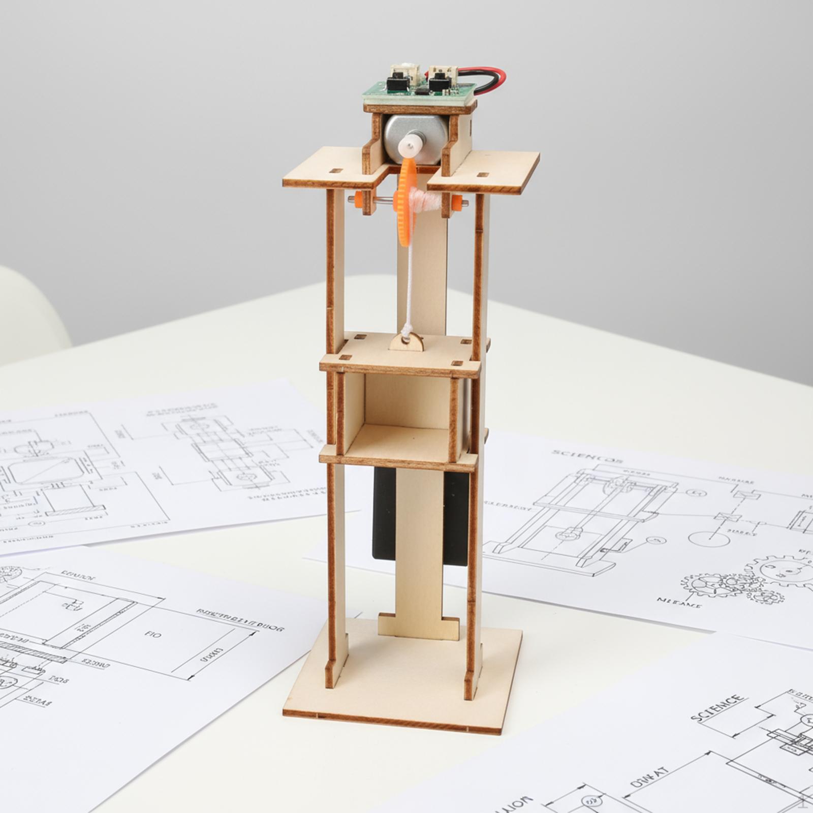 

Electric Elevator Lift Model,Science Experiment Kits,Hand Eye Coordination,Creativity Teaching Aids