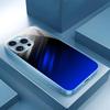 Black and blue new Hot-selling protective case Phone Case Metallic paint Glass PhoneCase for iPhone 17 16 15 14 13 12pm Pro Plus