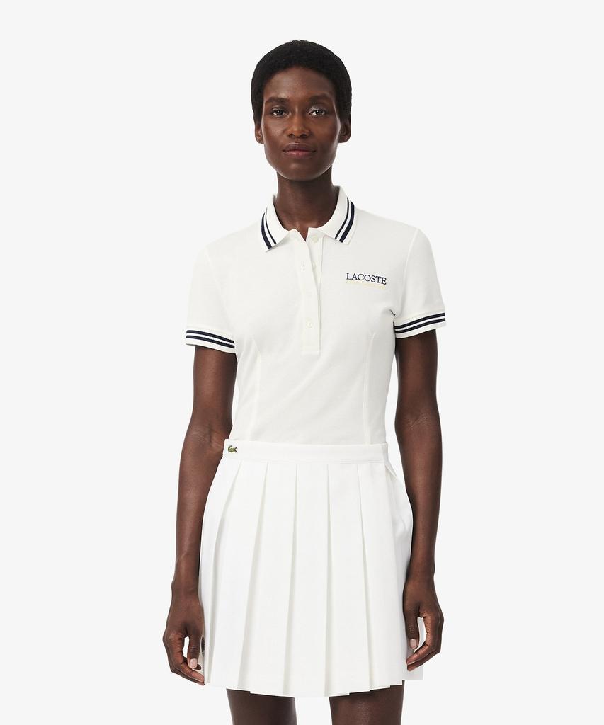 LACOSTE Women'S Roland Garros Tennis Pique Polo Shirt Pf0582-56G 70V