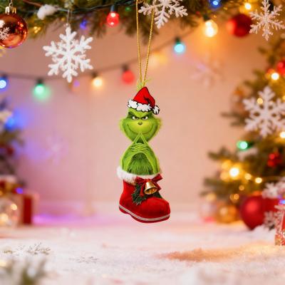 Christmas Ornament Dog Decorative Festive Car Backpack Pendant Home Party DIY Gift Party Pendant Decoration