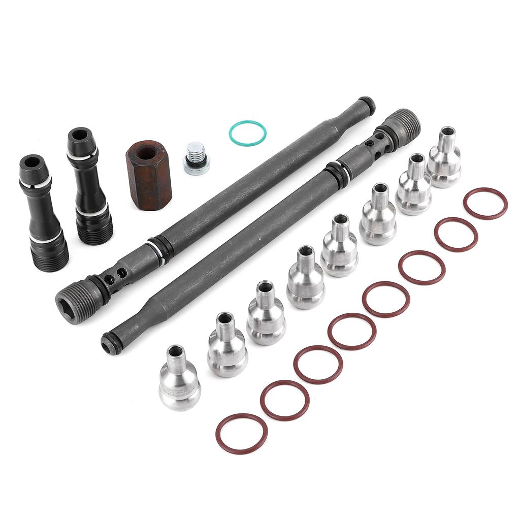 Zestaw naprawczy szyny olejowej wysokiego ciśnienia Zaktualizowane rurki pionowe Korki zaślepiające W302908 Pasuje do Ford E350 450 6.0L