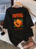 Papayas Hand Picked Fresh Printed Unisexs Tshirt Summer Short Sleeve Soft Loose Oneck Tops Holiday Casual Unisexs Clothing