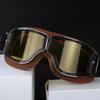 Customizable Clear Motorcycle Helmets Glasses UV Riding Goggles with PC Frame Eyewear for Motorcycling