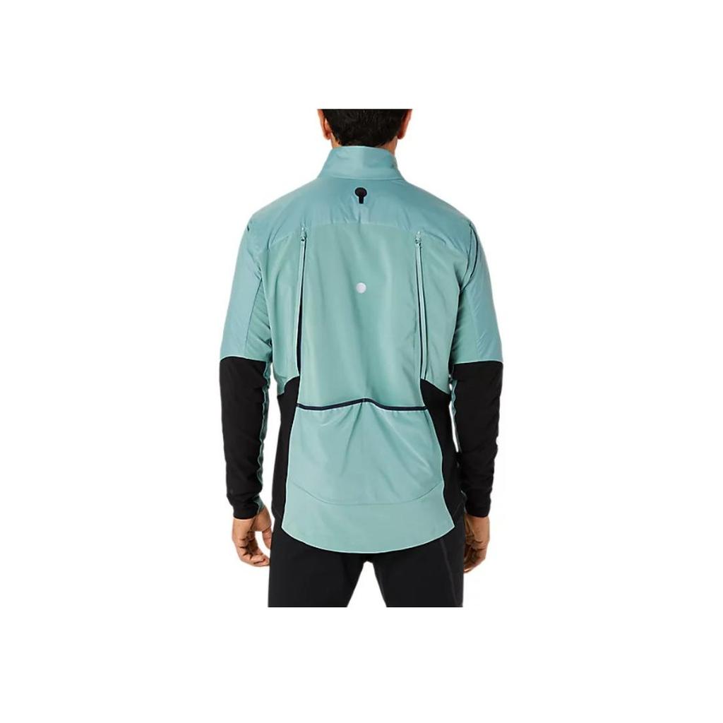 Asics Road Winter Jacket Windproof Waterproof Durable Comfortable Fashionable Versatile Jacket Men jackets Cerulean 2011D087-300