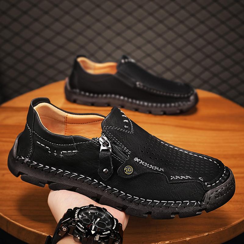 

Мужские полые повседневные кроссовки, обувь для вождения 39 чёрный