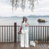Plus-Size Pure Cotton White Short-Sleeve T-Shirt for Women, Summer Design, Niche Style, Loose Fit, High Street, Extra Large Size 150kg Top