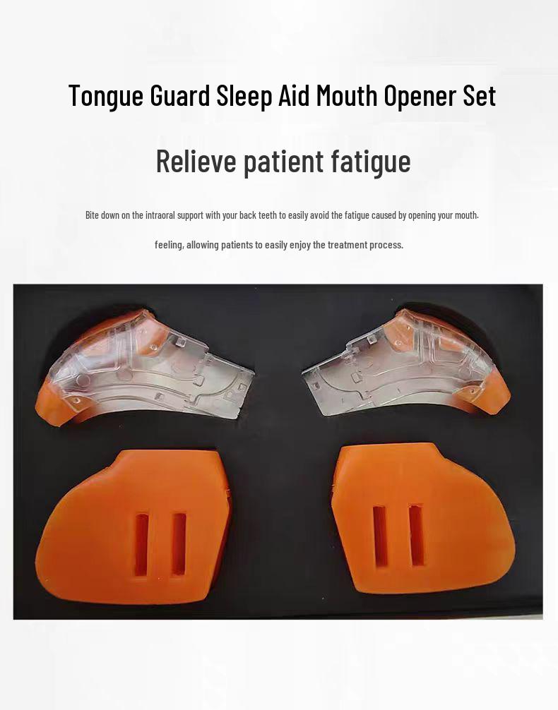 

Dental Oral Health Tongue Guard and Saliva Suction Device помаранчевий