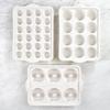 Silicone Muffin Pan 12 Count Nonstick Multicolor Dishwasher Safe Oven Microwave Freezer Safe Easy Release Baking Tray