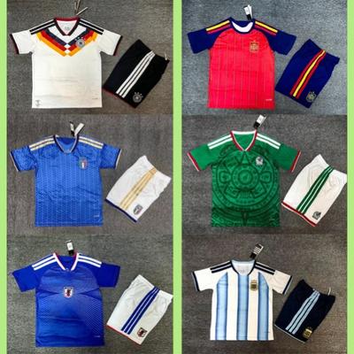 Argentina Brazil Mexico USA Kids Boys Youth Sports Athletic Jersey Shirt Set