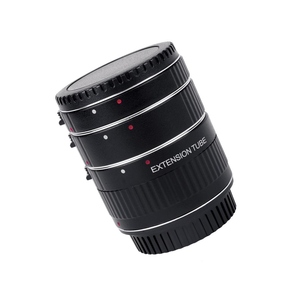 Auto Focus AF TTL Extension Tube Ring 12mm 20mm 36mm Set Metal Mount with Covers for Canon EF EF S 35mm Lens DSLR Camera