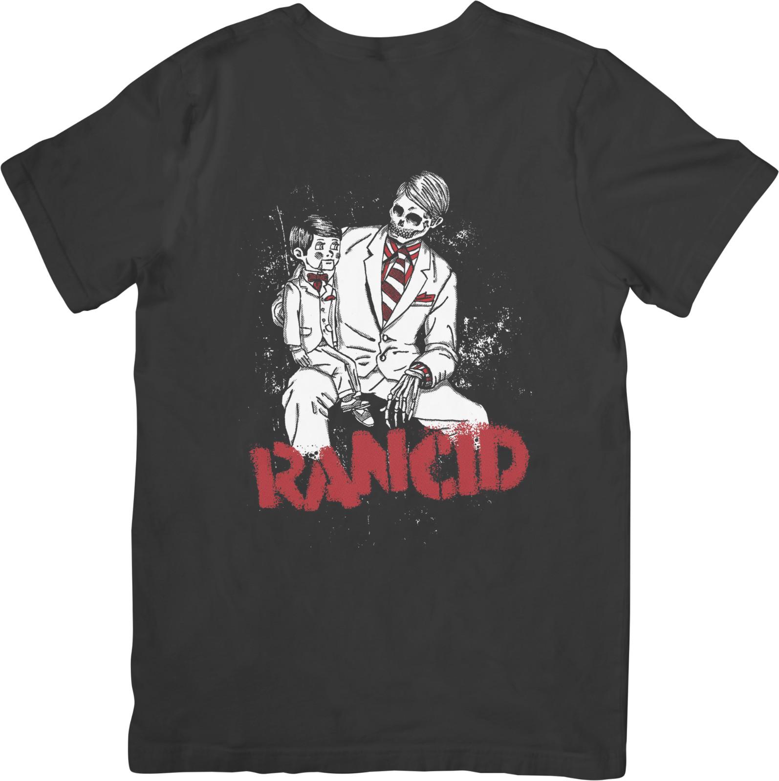 

Rancid 3 Music Unisex Fit for Men Women Quality Cotton T-Shirt Black XXXXL