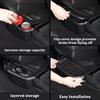 Armrest Rear Storage Box For Tesla Model YL 6-Seats 2026 TPE Center Console Under Air Vent Storage Case Trash Can Organizer Tray