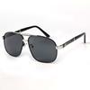 New men's pilot-style metal polarized sunglasses double beam day and night color-changing anti-ultraviolet sunglasses tide