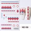 Nail Art Stickers Autumn Maple Leaf Sunflower Flower Elk Adhesive Nail Stickers