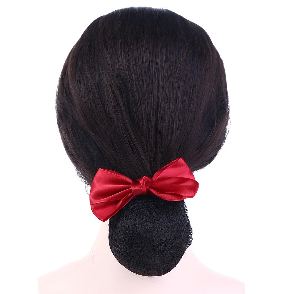 Hair Clip Bow Hotel Ponytail Clip Korean Bun Snood Women Spring Clips Hairgrips Cover Net
