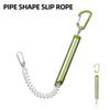 2pcs Retractable Safety Lanyard Fishing Tackle Accessory Fishing Lanyard with Metal Clip for Pliers Boating Fly Fishing