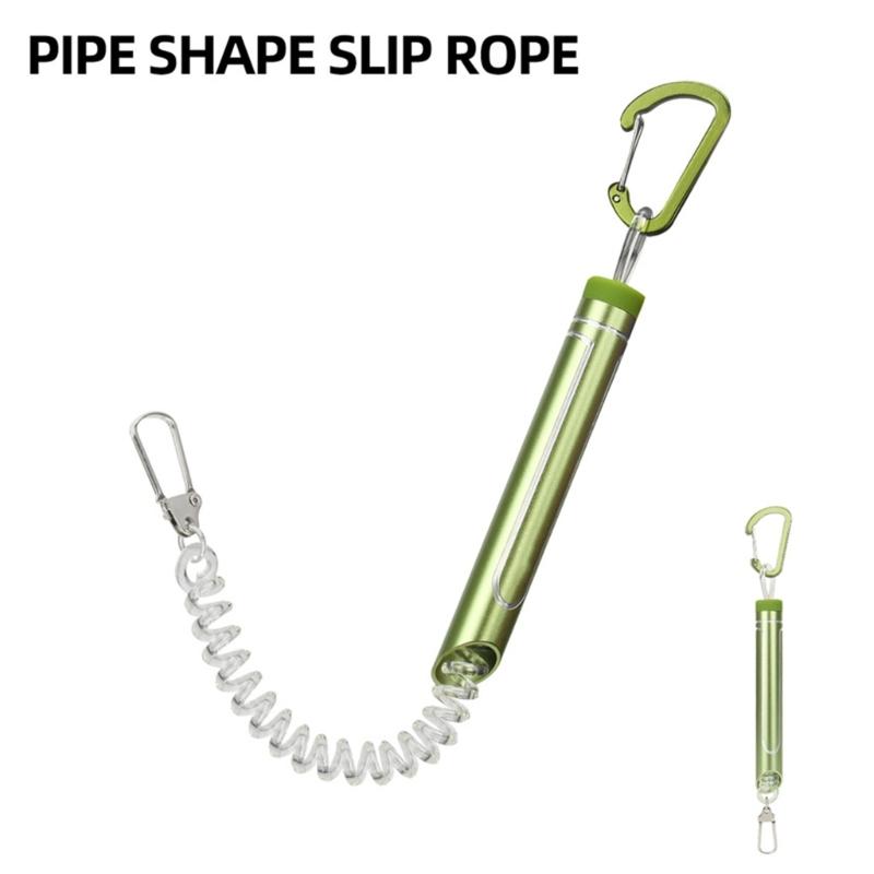 2pcs Retractable Safety Lanyard Fishing Tackle Accessory Fishing Lanyard with Metal Clip for Pliers Boating Fly Fishing