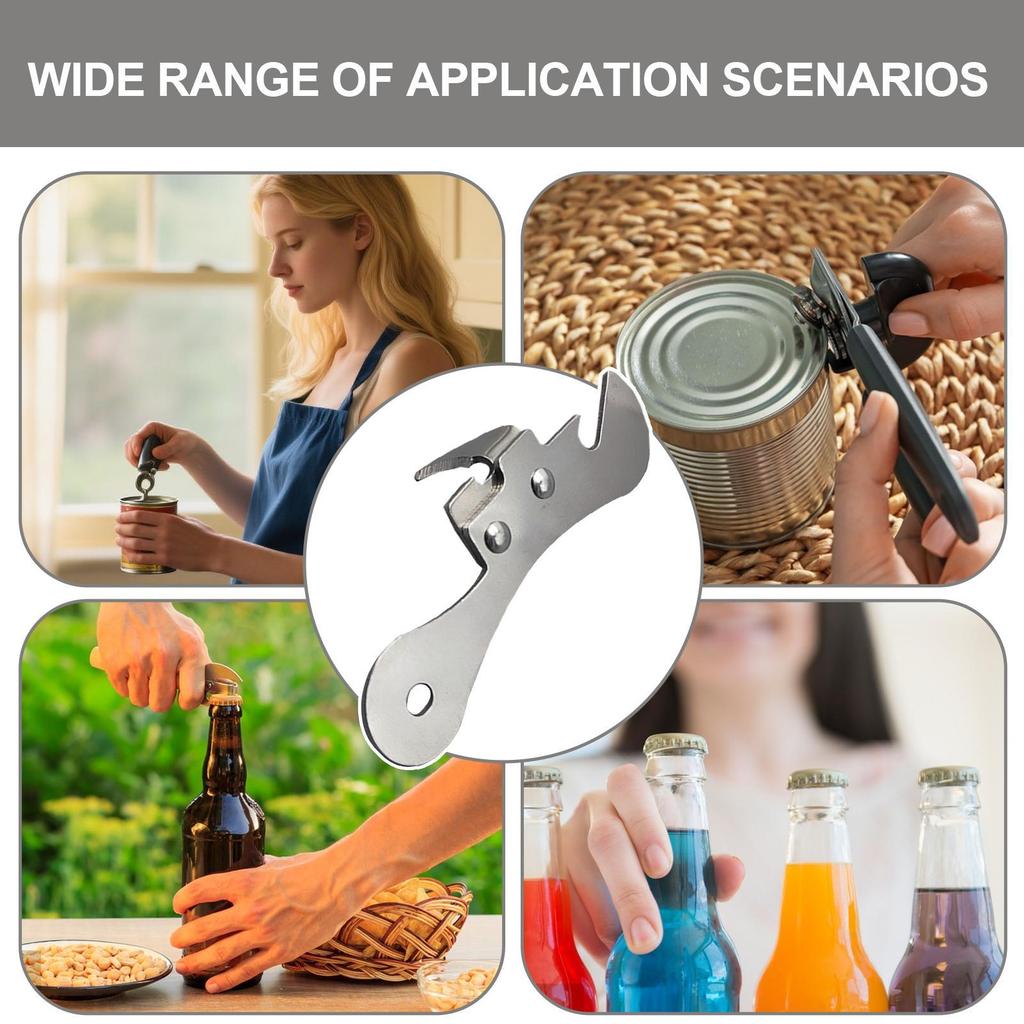 Stainless Steel Manual Bottle Jar Opener Hand Tools Kitchen Accessories Easy Gadgets For Home Restaurant Travel Party
