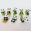 Cute Bamboo Panda PVC Figure: Car Ornament & Desktop Decoration Gift